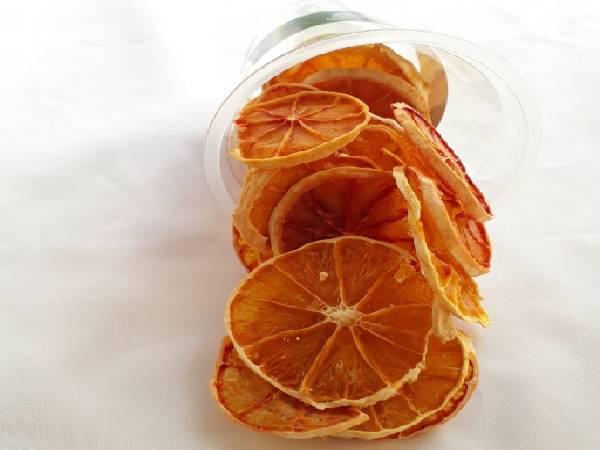 پرتقال خونی خشک بدون پوست درجه یک خانگی